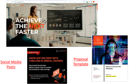 Website Design and Development for Compugain