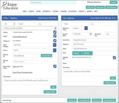 Tutor Booking And Timesheets - Responsive Web Application
