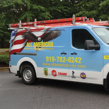 All American HVAC Vehicle Wrap