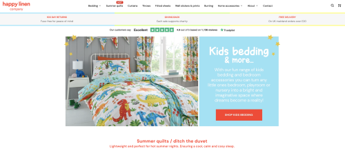 Happy Linen | Ecommerce | Search | Shopping Ads