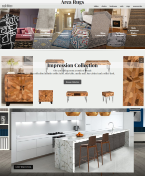 SEO and SMO for area rugs & furniture business website