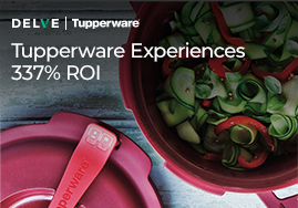 Tupperware Experiences 337% ROI
