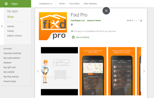Fixd - Android App