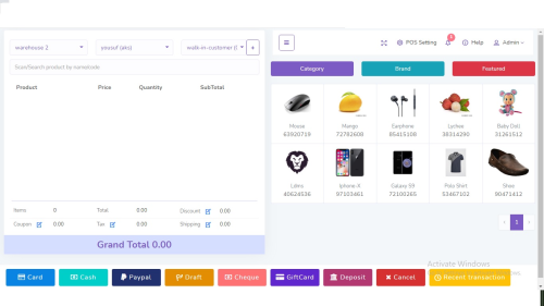 Point Of Sale System