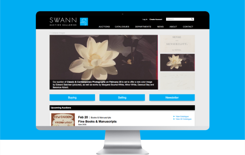 Art Gallery Website Design and E-commerce