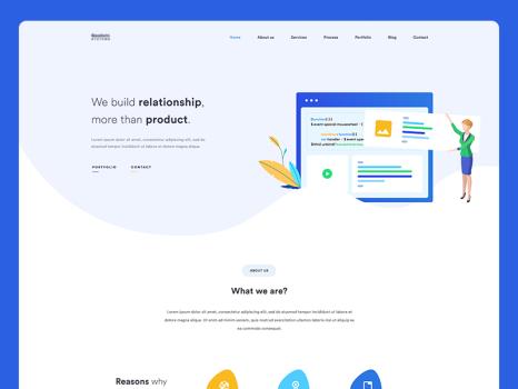 Digital Agency website design