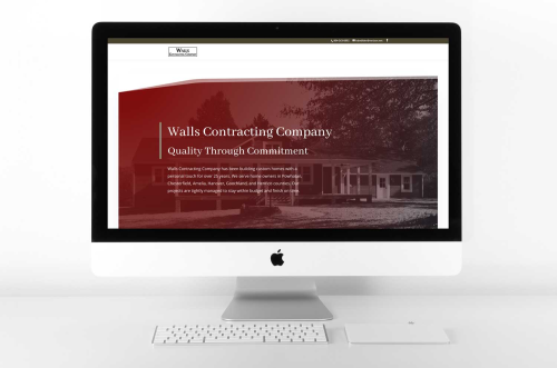 One-page Website for General Contractor