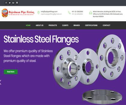 Rajeshware Pipe Fittings - SEO / Website Design