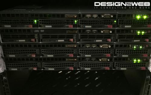 4 x 1U Web Servers