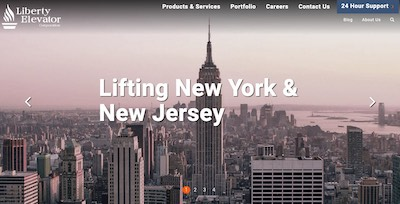 Liberty Elevator Website