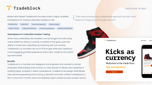 Tradeblock Collectible Sneaker Marketplace