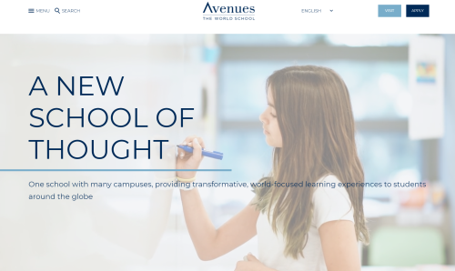 Avenues: The World School website performance enhancements