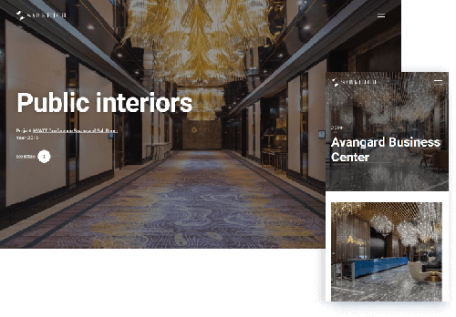 Website for design company