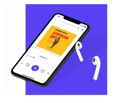 Audiobook React native mobile app for EMEA market