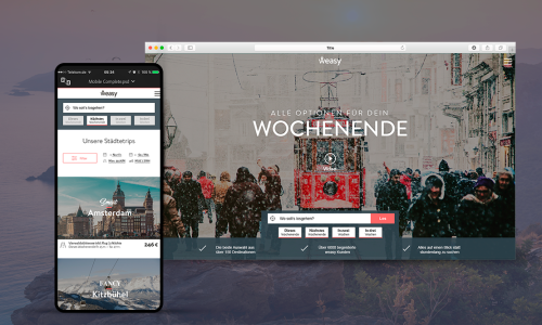 UI-centric Booking Platform for Weekend Travel Startup