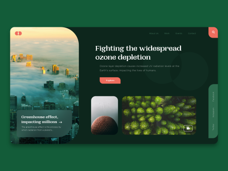 Web design for Earthpedia