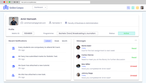 Golden Campus - Campus Management System