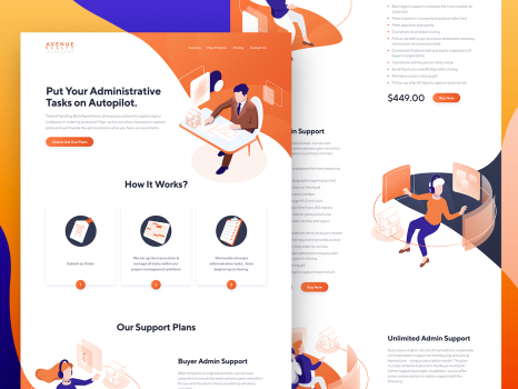 Landing page
