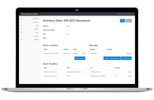 WCI Inventory System