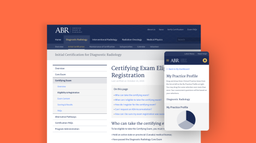 Bringing Order to the Board for The American Board of Radiology