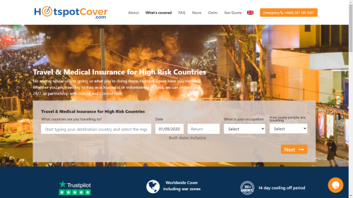 Insurance claim website