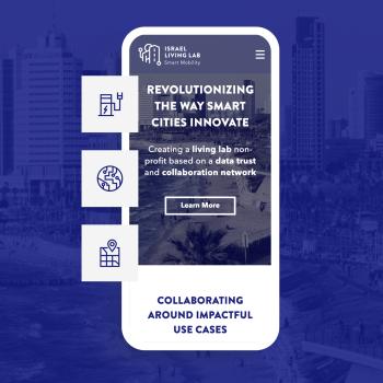 Living lab branding and website design