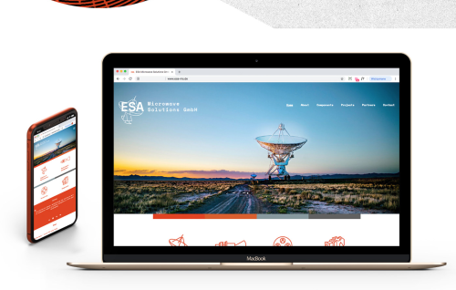 Corporate Identity for ESA Microwave Solutions