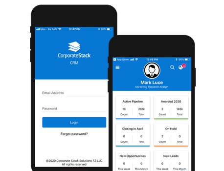 CRM App for Dubai Based Cloud ERP Software Company