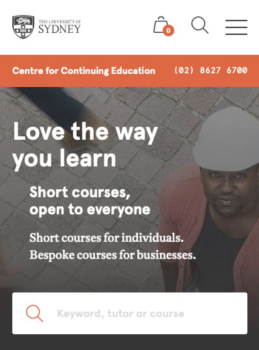 The University of Sydney CCE Website