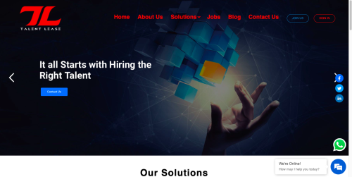 We are Talent Lease. We help companies like yours hire right talent