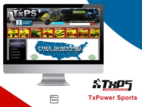 TxPower Sports - Website Design & Development