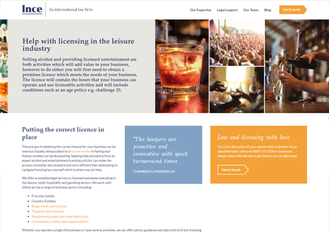 A UK Based Law Firm Expert in Alcohol and Entertainment Licensing