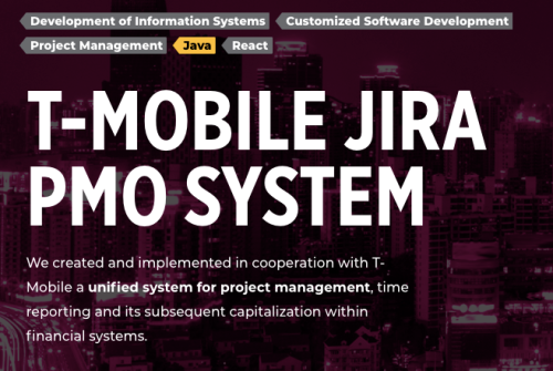 T-MOBILE JIRA PMO SYSTEM