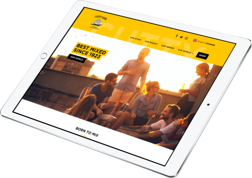Cutty Sark Web Design & Development