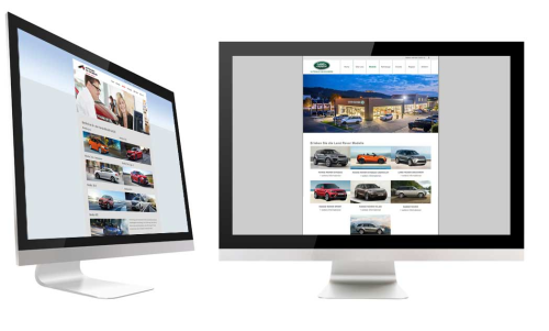 Website Landrover Coburg