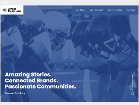 Amaze Media Labs | Brand & Website