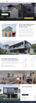 Landing page Mockup for real-estate