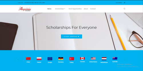 Abyssinia Educational Consultancy Website