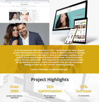 Making product pages POP!