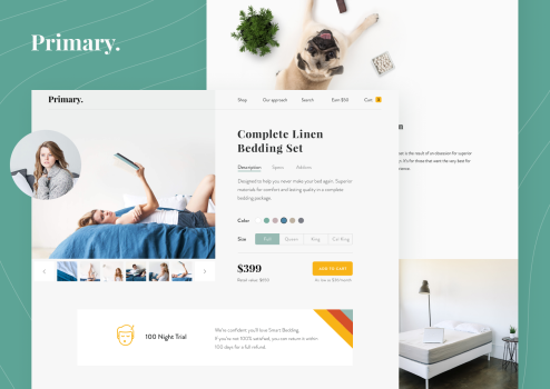 Reimagened design for smart bedding with revolutionary pricing