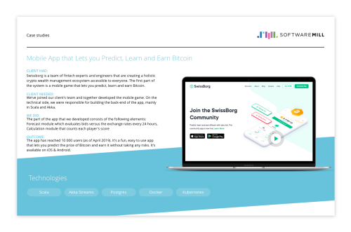 Mobile App that Lets you Predict, Learn and Earn Bitcoin