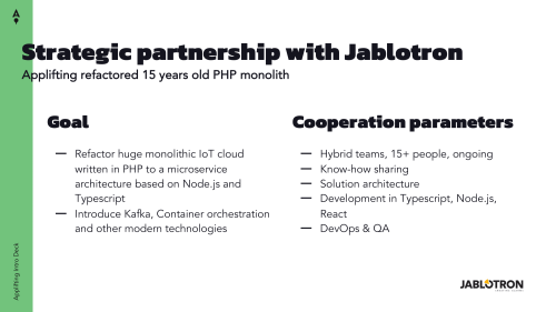 From monolith to microservices