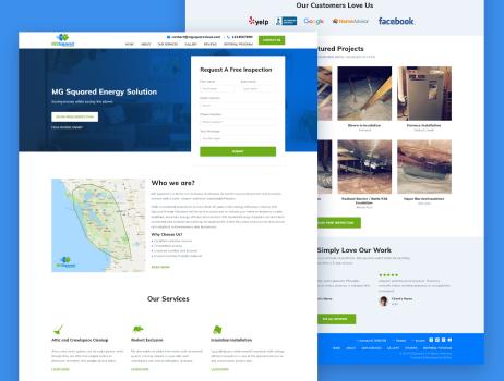 MG Squared Website Development