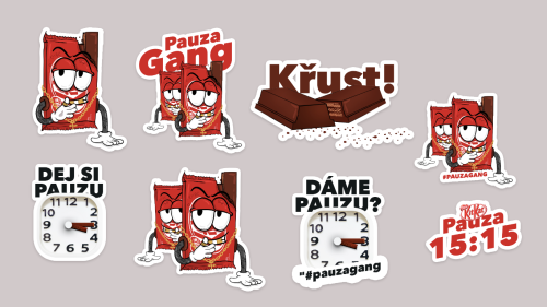 Kit Kat Stickers