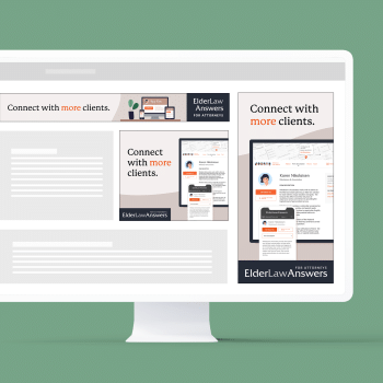 Web ad design for Elder Law Answers
