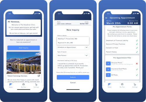 The Steadman Clinic Mobile App