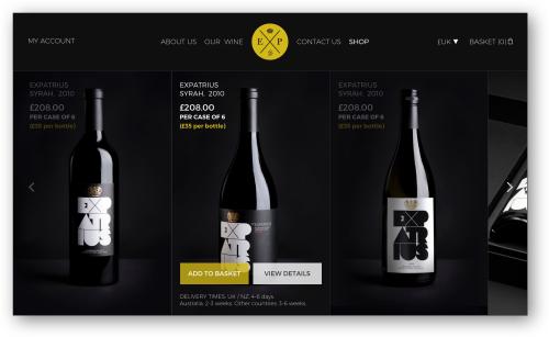 Vineyard website