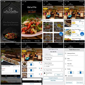 Ocean Restaurant Mobile Application