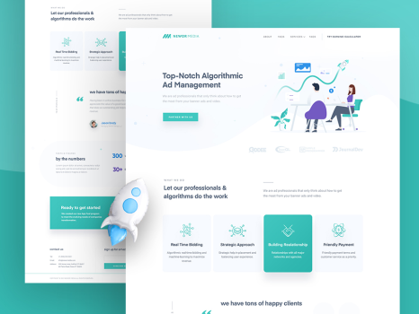 Newor Media - UI/UX Design