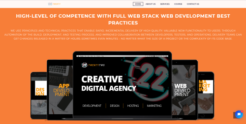 Website for TwentyTwo